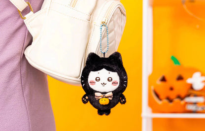 Japan ChiiKawa Halloween 2024 Series | ChiiKawa Hachiware Usagi Momonga Crab Black Cat and Pizza Plush Doll Keychain Kawaii items Room Decoration doll WinnieTheBirds Toy Shop