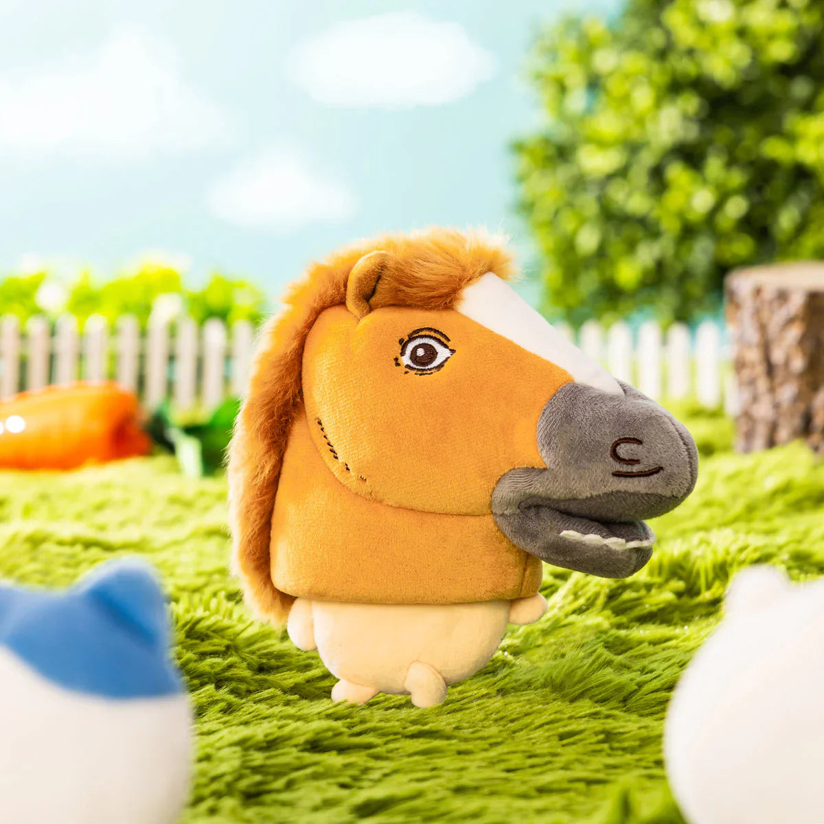 Japan ChiiKawa Horse Year | Usagi Wearing Horse Head Plush Doll Keychain - Kawaii Items Room Decoration Dolls