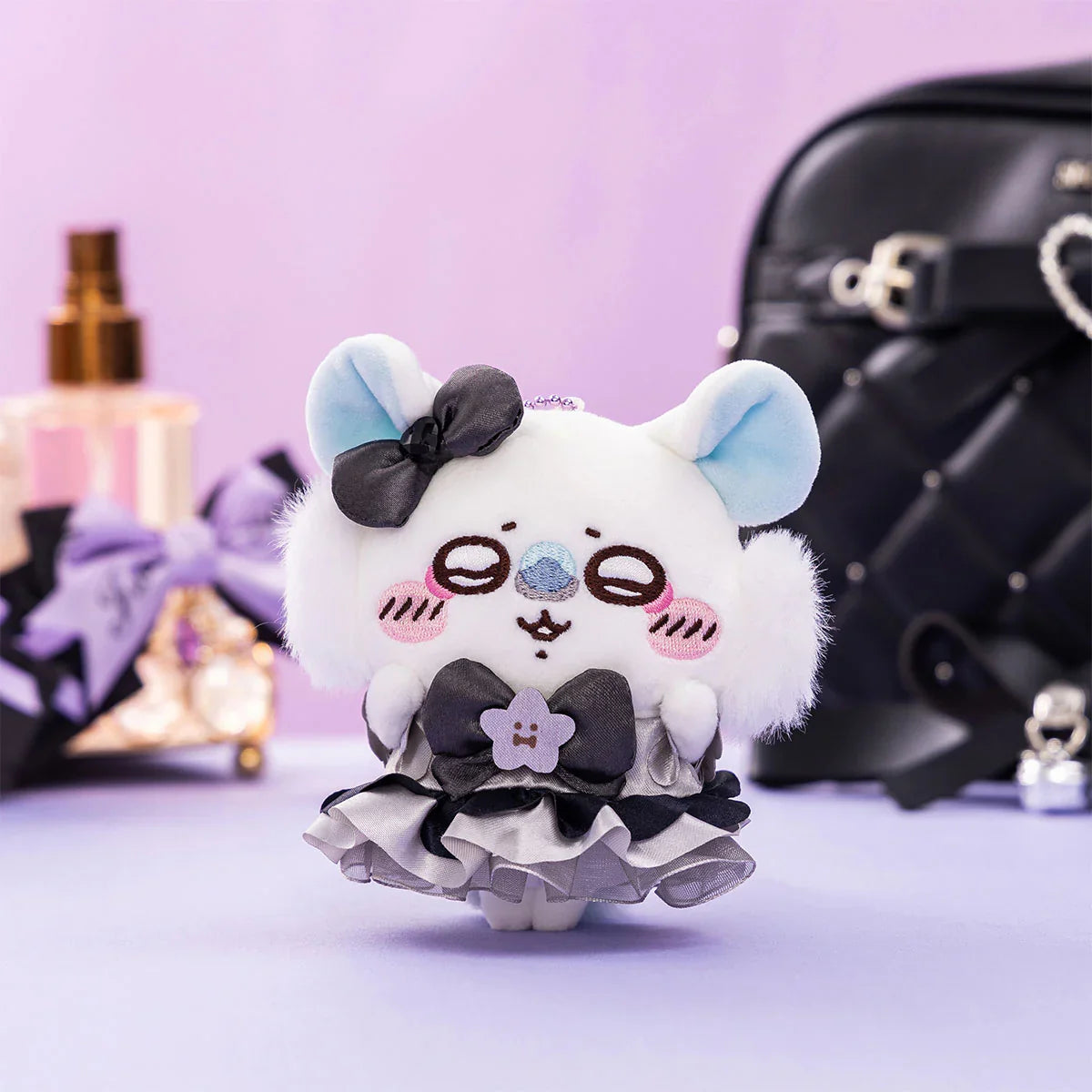 Japan ChiiKawa Dark Magic Girl Series | Momonga Cute Dark Magic Girl Plush Doll Keychain Kawaii items Room Decoration doll