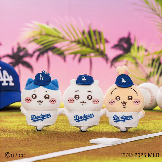 Japan ChiiKawa MLB Tokyo Series | ChiiKawa Hachiware Usagi Dodgers Basketball Team Clothes Plush Doll Keychain Kawaii items Room Decoration doll