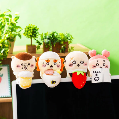 Japan ChiiKawa | ChiiKawa Hachiware Usagi Momonga Kurimanju Rakko Shisa Crab Witch Cute Plush Computer Screen Monitor Desktop Dolls - Kawaii Items Room Decoration
