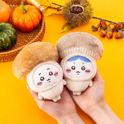 [Pre-Order] Japan ChiiKawa Autumn 2025 Series | ChiiKawa Hachiware Usagi in Mushroom Costume - Plush Doll Keychain Kawaii items Room Decoration doll WinnieTheBirds Toy Shop