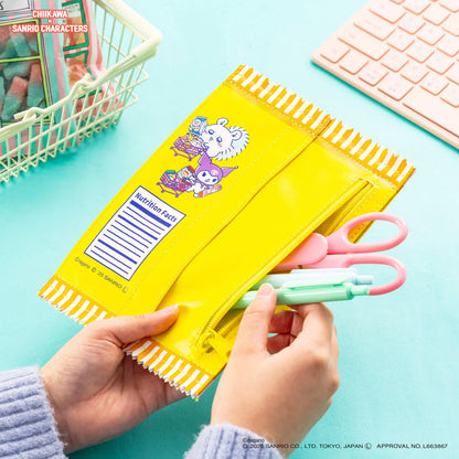 Japan ChiiKawa Kiramekko X Sanrio Series | Hachiware Usagi Cute Supermarket Snack Pouch - Kawaii items Room Decoration