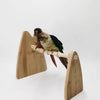 20x22cm ハンドメイド マウンテンスタンド 天然木 竹枝 オーガニック 鳥かご アクセサリー ラブバード マメルリハ ボタンインコ