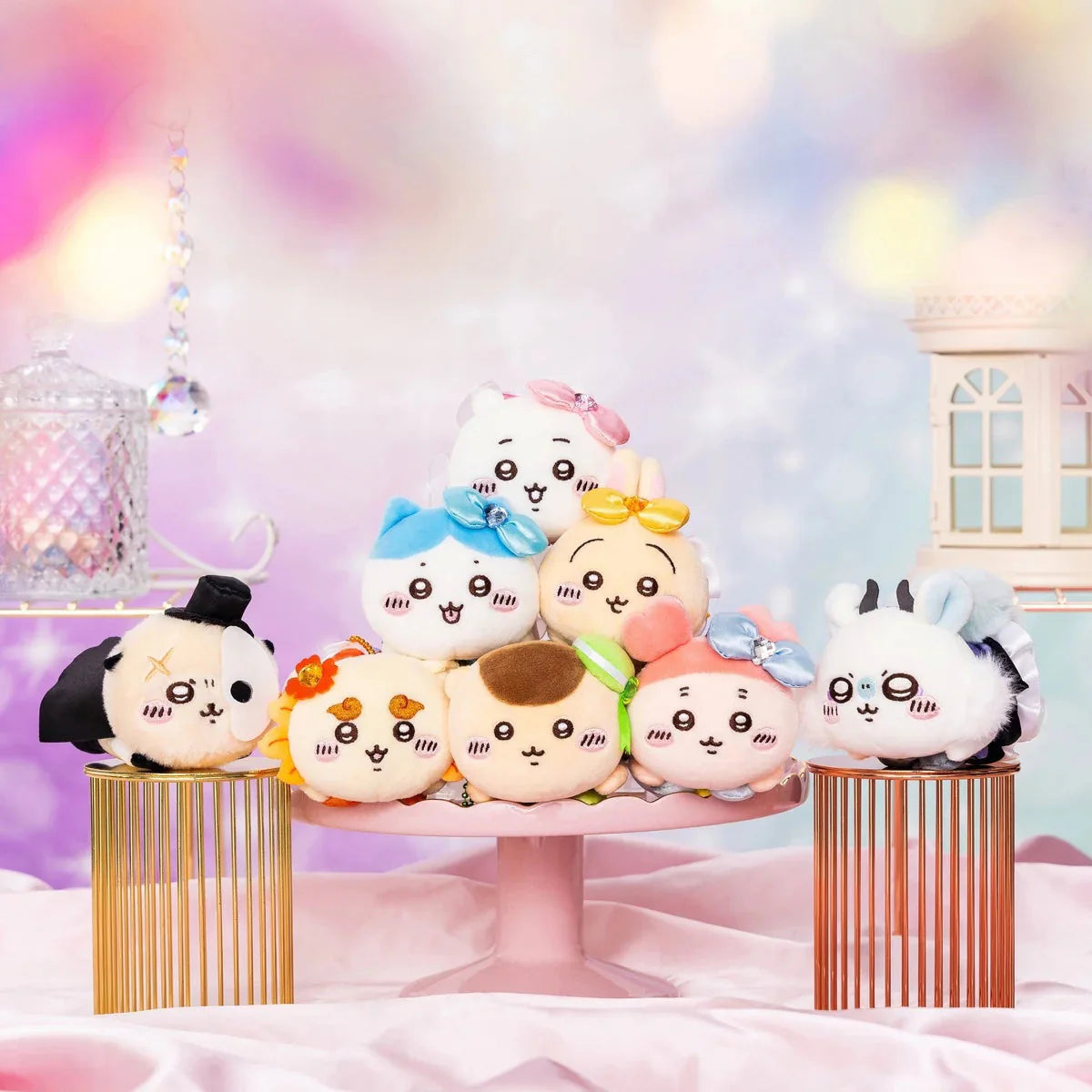 Japan ChiiKawa Magic Girl Series | ChiiKawa Hachiware Usagi Momonga Kurimanju Rakko Shisa Crab Plush Cute Lying doll - Mini Plush Doll keychain WinnieTheBirds Toy Shop