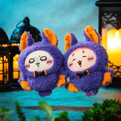 Japan ChiiKawa Halloween 2026 Series | ChiiKawa Hachiware Usagi Momonga Kurimanju Rakko Shisa Crab in Halloween Costume Cute Plush Doll Keychain - Kawaii items Room Decoration Doll