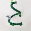 1m Natural Forest Rope Perch Birdie Standing Climbing for Small Medium Bird and Parrot Cockatiel Lovebird Budgie Pacific Parrotlet Conure