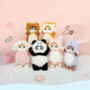 日本アーティスト もふもふ猫 にゃんこ | うさぎ クマ パンダ 犬 - 17cm マスコット ぬいぐるみ キーホルダー