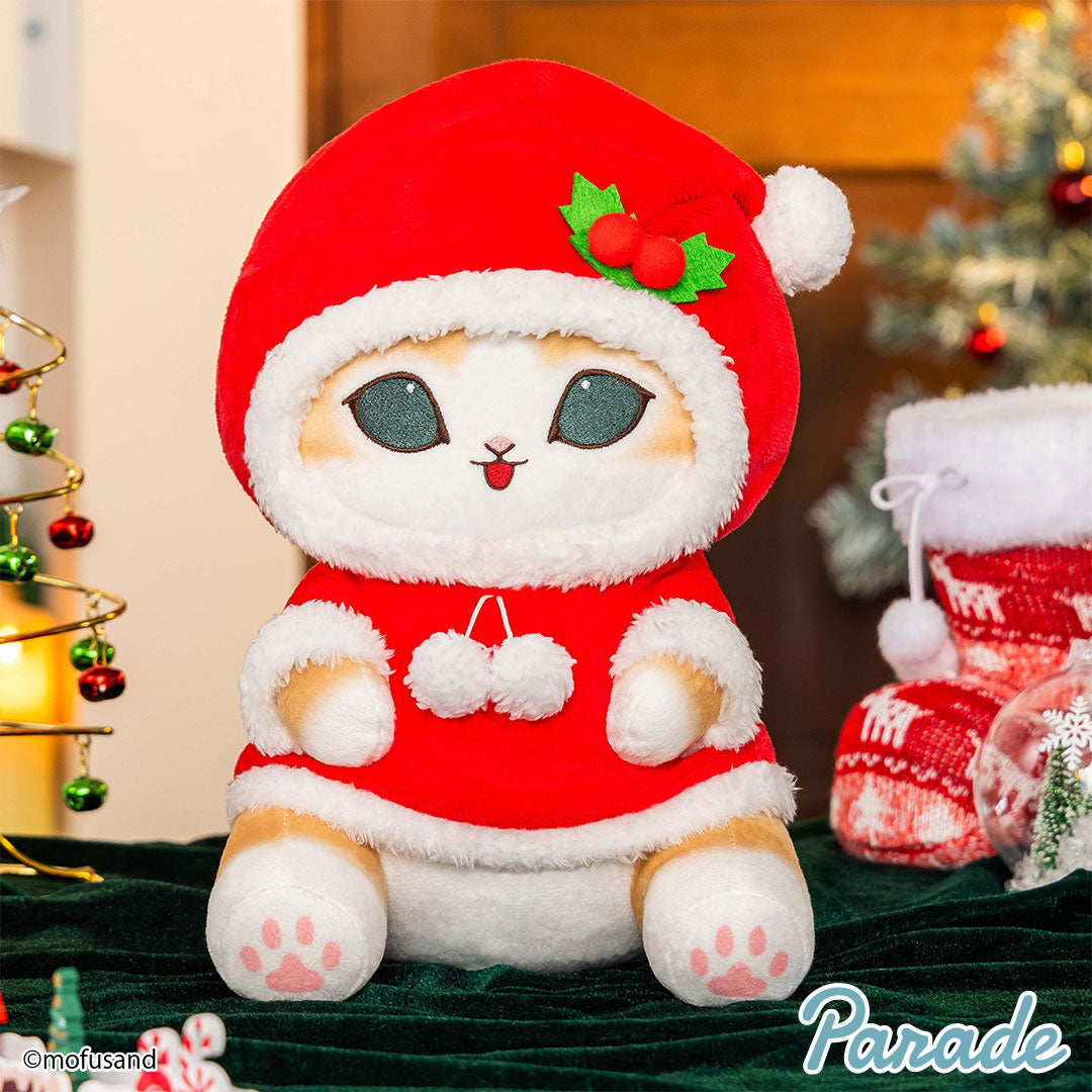 Japan Mofusand Christmas Series | Mofusand Cat Santa Claus and Reindeer Costume Plush Doll - Kawaii items Room Decoration Doll