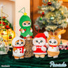 日本 もふもふざんまい クリスマスシリーズ | もふもふざんまい 猫 クリスマス コスチューム ぬいぐるみ キーホルダー - かわいいアイテム 部屋の装飾人形