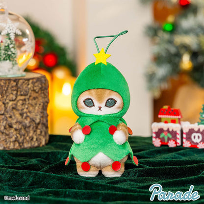 Japan Mofusand Christmas Series | Mofusand Cat Christmas Costume Plush Doll Keychain - Kawaii items Room Decoration Doll