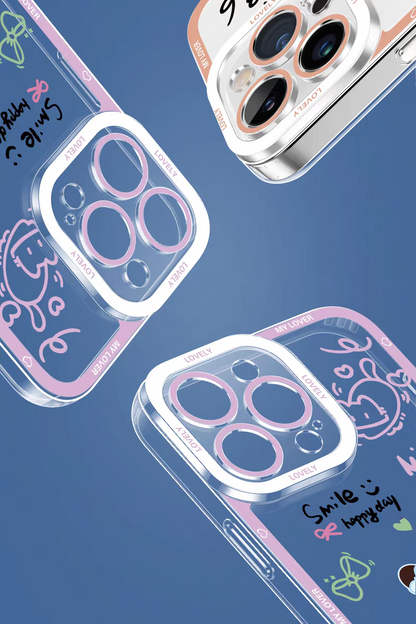 Lovely Bubu and Dudu Panda | Daily and Cute Couple 8 Styles - iPhone Case PLUS SE2 XS XR X 11 12 13 14 15 16 16e 17 17e Pro Promax 12mini 13mini
