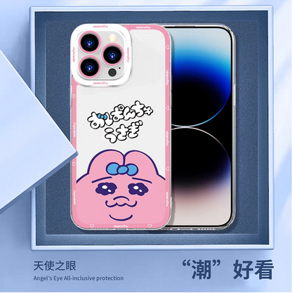 Cute Japanese Character Opanchu Usagi | 8 Styles - iPhone Case PLUS SE2 XS XR X 11 12 13 14 15 16 16e 17 17e Pro Promax 12mini 13mini