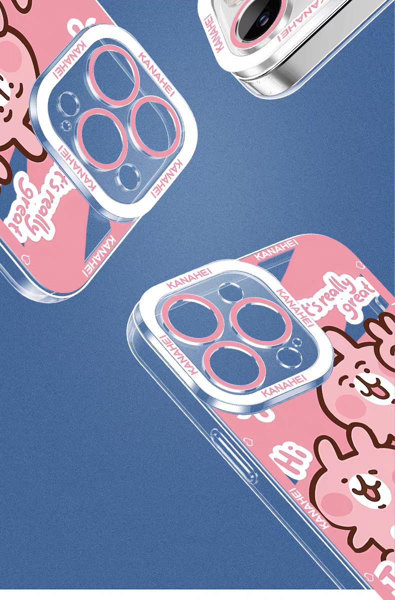 Japanese Cartoon Kanahei | Cow Milk & Coffee - iPhone Case 7 8 PLUS SE2 XS XR X 11 12 13 14 15 16 16e 17 Pro Promax 12mini 13mini