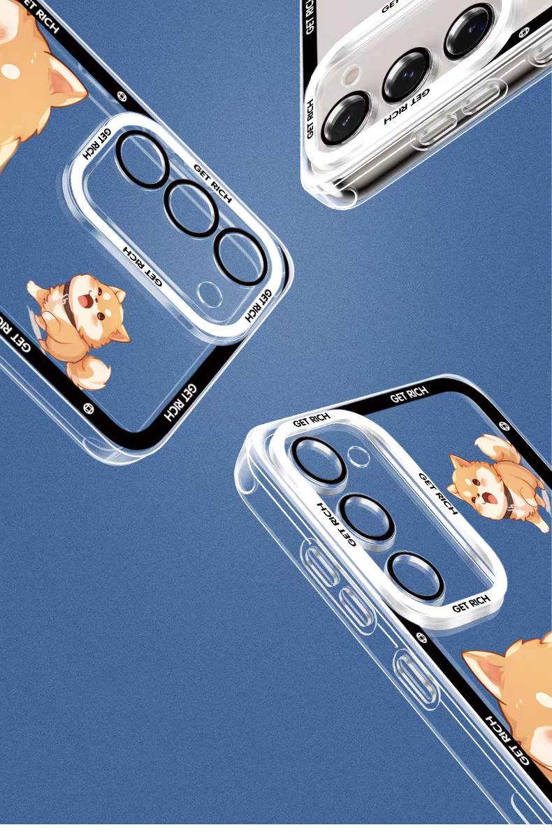 Japan Style Simple Cute Chinese Zodiac | Emo Full Screen Part1 8 Styles - Phone Case Samsung Galaxy S26 S25 S24 S23 S22 S21 FE Ultra Edge