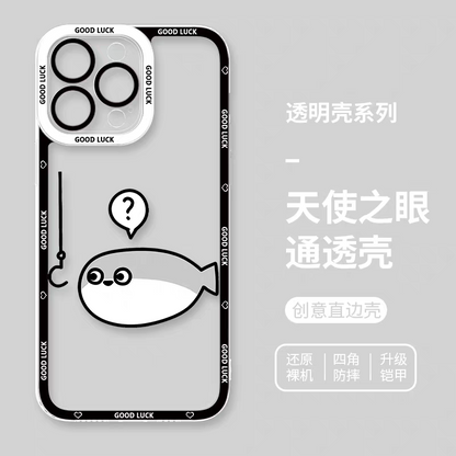 Japan Style Cute Animals Style | Funny Sacabanbaspis Fish Part1 8 Styles - iPhone Case PLUS SE2 XS XR X 11 12 13 14 15 16 16e 17 17e Pro Promax 12mini 13mini