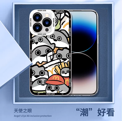 Japan Style Cute Animals Style | Funny Sacabanbaspis Fish Part2 8 Styles - iPhone Case PLUS SE2 XS XR X 11 12 13 14 15 16 16e 17 17e Pro Promax 12mini 13mini