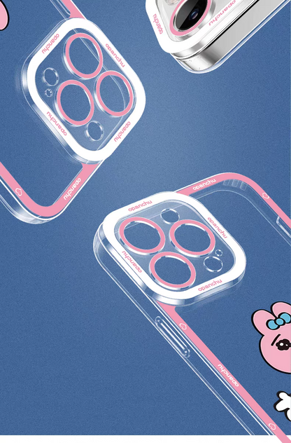 Cute Japanese Character Opanchu Usagi | Cooking I am Strong - iPhone Case PLUS SE2 XS XR X 11 12 13 14 15 16 16e 17 17e Pro Promax 12mini 13mini