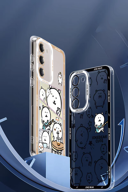 Japanese Cartoon Joker Bear | Full Screen & Comic 7 Styles - Phone Case Samsung Galaxy S26 S25 S24 S23 S22 S21 FE Ultra Edge