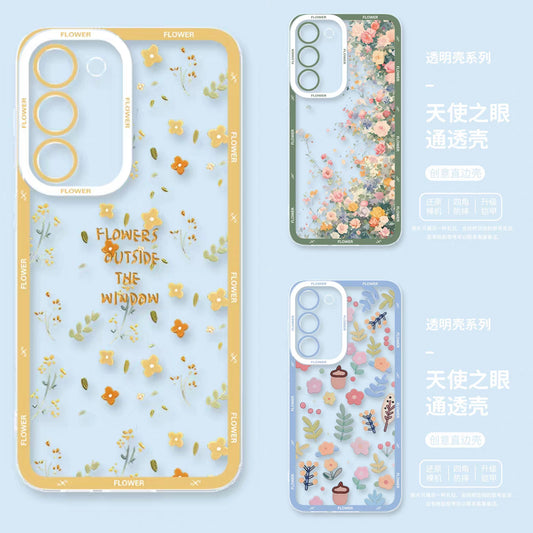 Japanese Style Floral Version | 3 Styles - Phone Case Samsung Galaxy S26 S25 S24 S23 S22 S21 FE Ultra Edge