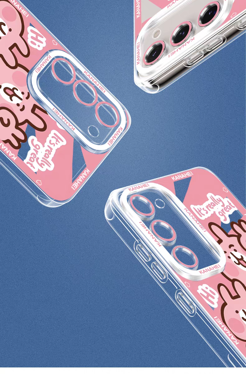 Japanese Cartoon Kanahei | 8 Styles Usagi Piske - Phone Case Samsung Galaxy S26 S25 S24 S23 S22 S21 FE Ultra Edge