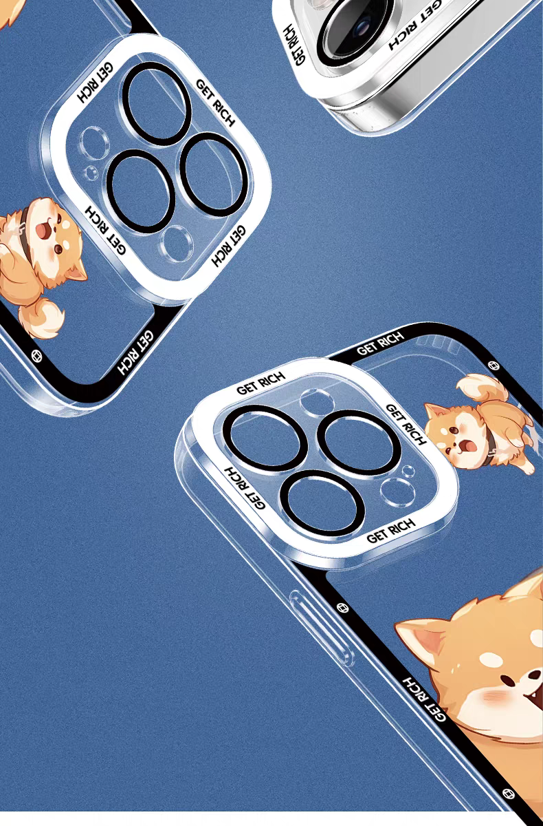 Japan Style Simple Cute Chinese Zodiac | Emo Full Screen Part1 8 Styles - iPhone Case PLUS SE2 XS XR X 11 12 13 14 15 16 16e 17 17e Pro Promax 12mini 13mini