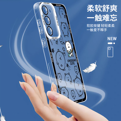 Japanese Cartoon Joker Bear | Full Screen & Comic 7 Styles - Phone Case Samsung Galaxy S26 S25 S24 S23 S22 S21 FE Ultra Edge