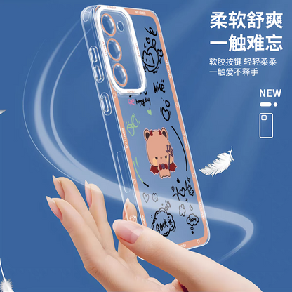 Lovely Bubu and Dudu Panda | Daily and Cute Couple 8 Styles - Phone Case Samsung Galaxy S26 S25 S24 S23 S22 S21 FE Ultra Edge