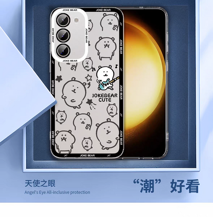 Japanese Cartoon Joker Bear | Full Screen & Comic 7 Styles - Phone Case Samsung Galaxy S26 S25 S24 S23 S22 S21 FE Ultra Edge