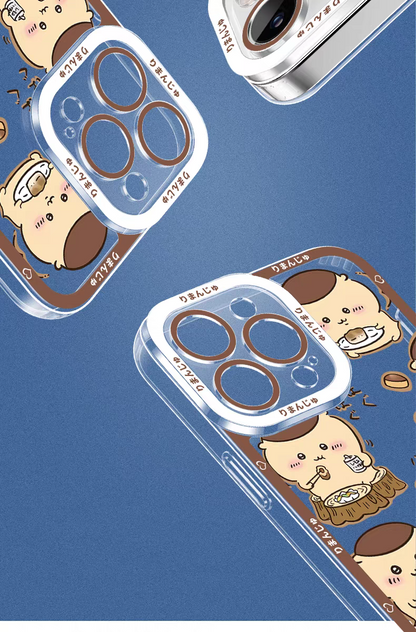 Japanese Cartoon Chiikawa | Kurimanju 5 Styles - iPhone Case PLUS SE2 XS XR X 11 12 13 14 15 16 16e 17 17e Pro Promax 12mini 13mini