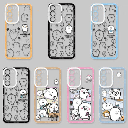 Japanese Cartoon Joker Bear | Full Screen & Comic 7 Styles - Phone Case Samsung Galaxy S26 S25 S24 S23 S22 S21 FE Ultra Edge