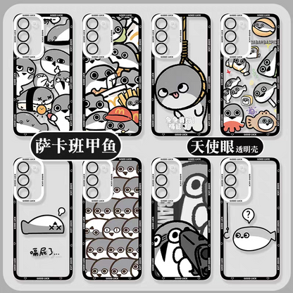 Japan Style Cute Animals Style | Funny Sacabanbaspis Fish Part1 8 Styles - Phone Case Samsung Galaxy S26 S25 S24 S23 S22 S21 FE Ultra Edge
