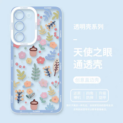 Japanese Style Floral Version | 3 Styles - Phone Case Samsung Galaxy S26 S25 S24 S23 S22 S21 FE Ultra Edge