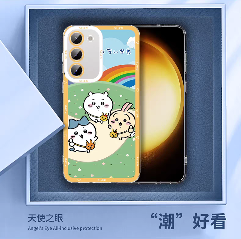 Japanese Cartoon Chiikawa | Rainbow Post Office Daily 8 Style - Phone Case Samsung Galaxy S25 S24 S23 S22 S21 FE Ultra Edge