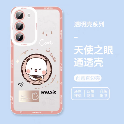 Lovely Bubu and Dudu Panda | Daily and Cute Couple 8 Styles - Phone Case Samsung Galaxy S26 S25 S24 S23 S22 S21 FE Ultra Edge