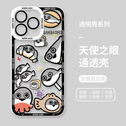Japan Style Cute Animals Style | Funny Sacabanbaspis Fish Part1 8 Styles - iPhone Case PLUS SE2 XS XR X 11 12 13 14 15 16 16e 17 17e Pro Promax 12mini 13mini