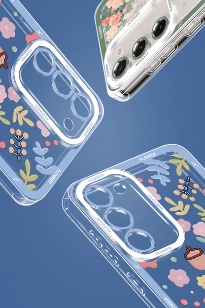 Japanese Style Floral Version | 3 Styles - Phone Case Samsung Galaxy S26 S25 S24 S23 S22 S21 FE Ultra Edge
