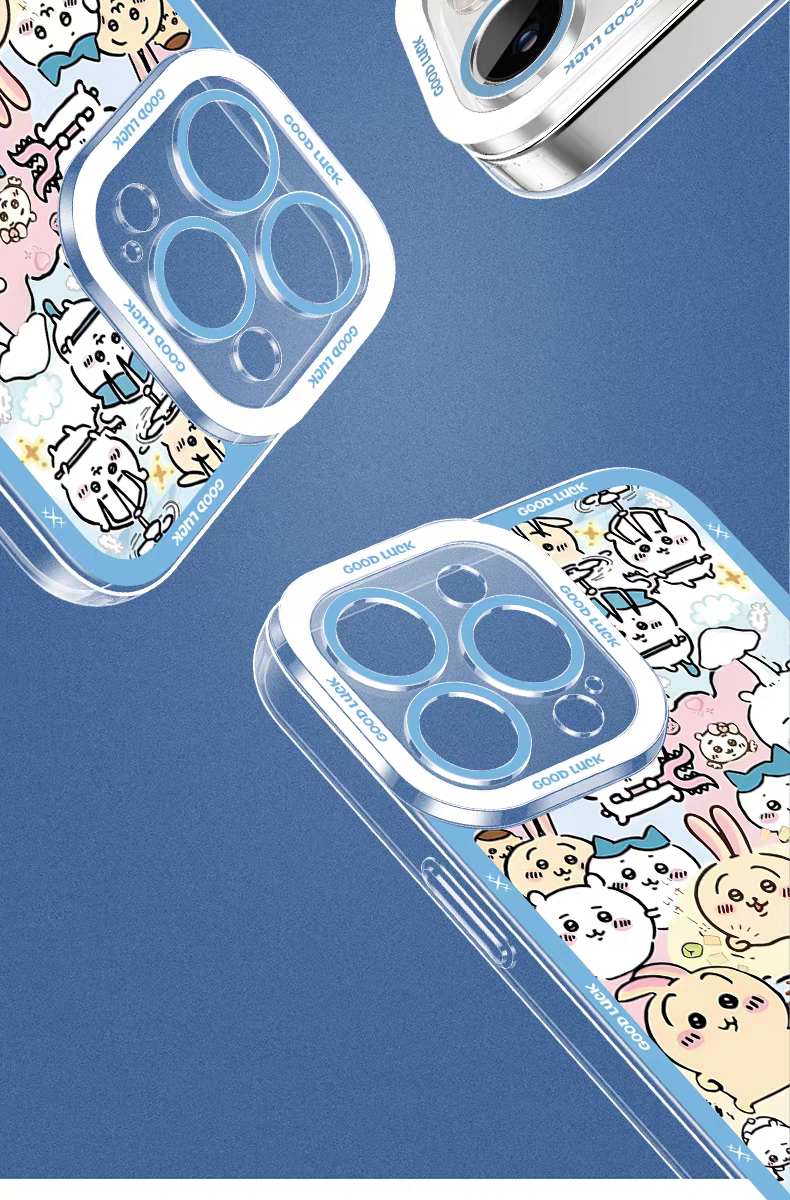Japanese Cartoon Chiikawa | Good Luck 7 Styles - iPhone Case PLUS SE2 XS XR X 11 12 13 14 15 16 16e 17 17e Pro Promax 12mini 13mini