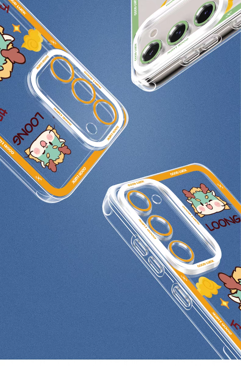 Japan Style Simple Cute Animal Style | Chinese Zodiac Part2 Mouse Tiger Rabbit Cow 4 Styles - Phone Case Samsung Galaxy S26 S25 S24 S23 S22 S21 FE Ultra Edge