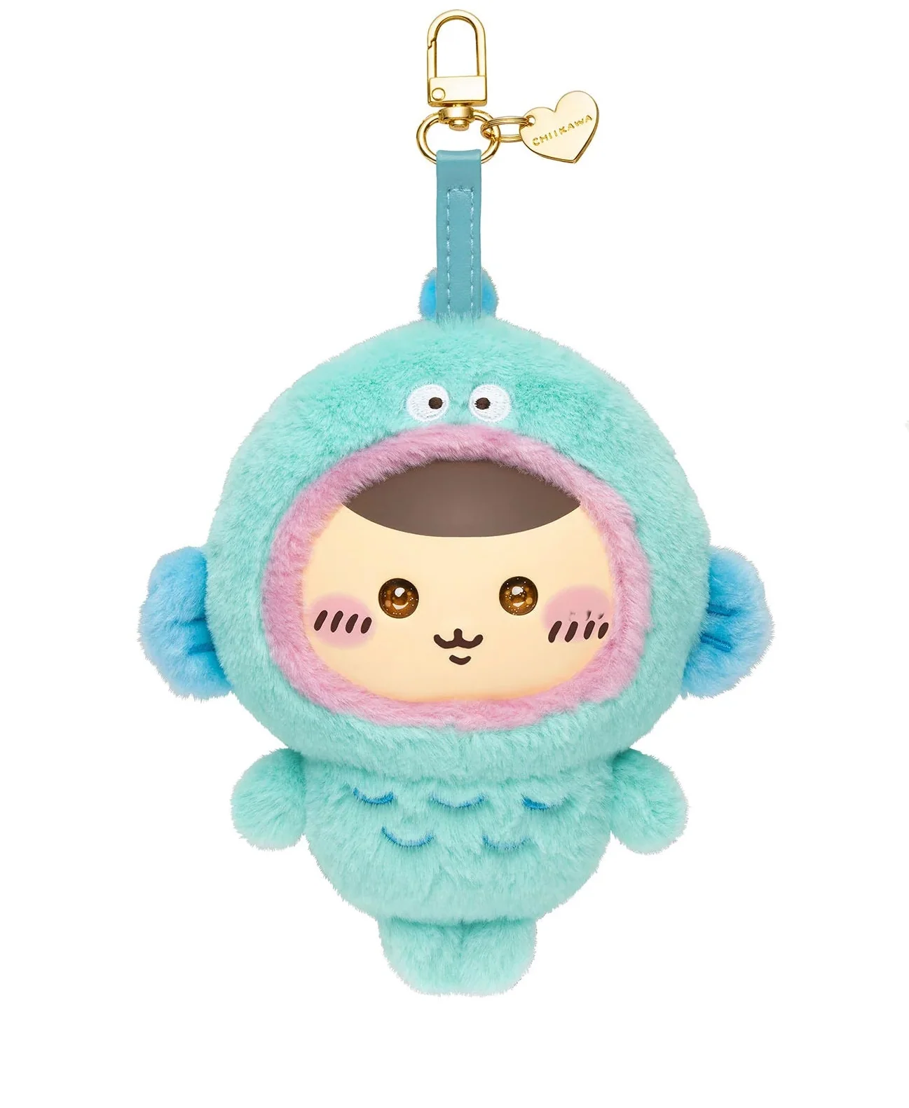 [Pre-order] Japan ChiiKawa Kiramekko X Sanrio Series | ChiiKawa Hachiware Usagi Momonga Kurimanju Crab Cute Plush Doll with Plastic Face Keychain - Kawaii items Room Decoration Doll