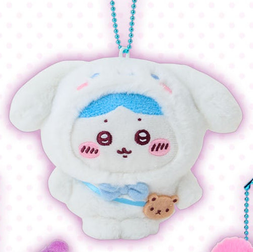 [Pre-Order] Japan ChiiKawa X Sanrio Series 4 | ChiiKawa Hachiware Usagi Momonga Crab Crossover Sanrio Characters Costume Mini Plush Doll Keychain - Kawaii items Room Decoration doll - WinnieTheBirds Toy Shop