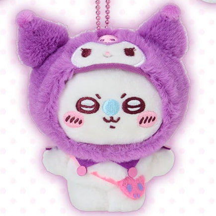 [Pre-Order] Japan ChiiKawa X Sanrio Series 4 | ChiiKawa Hachiware Usagi Momonga Crab Crossover Sanrio Characters Costume Mini Plush Doll Keychain - Kawaii items Room Decoration doll - WinnieTheBirds Toy Shop