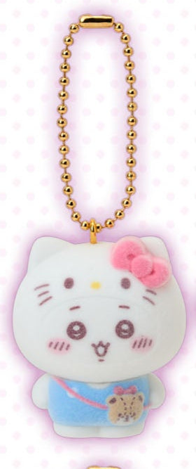 [Pre-Order] Japan ChiiKawa X Sanrio Series 4 | ChiiKawa Hachiware Usagi Momonga Crab Crossover Sanrio Characters Costume Cute Plush Plastic Mini Figure Keychain Mystery Blind Box - Kawaii items Room Decoration - WinnieTheBirds Toy Shop