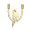 40cm Japan Sanko Rope perch Birdie Standing Natural Wood for Small Medium Bird and Parrot Lovebird Budgie Pacific Parrotlet Cockatiel