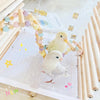 Parrot Stars 木製吊り下げ式オウムのおもちゃ、鳥用はしご、ペット、オウム用はしご