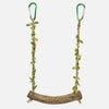 20x18cm Forest Style Swings Natural Tree Branch Vine Hemp Hope Parrot Birdie Toy