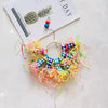 30cm Raffia Paper Hanging Parrot Toy for Small Medium Size Parrot Birdie Toy